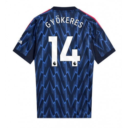 Arsenal Viktor Gyokeres #14 Replica Away Stadium Shirt 2025-26 Short Sleeve Arsenal Viktor Gyokeres #14 Replica Away Stadium Shirt 2025-26 Short Sleeve